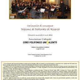 Brochure Cerimonia Dottorati Ricerca 2012